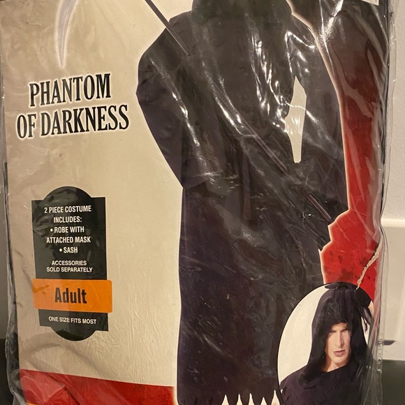 Phantom of Darkness Halloween Costume - Party Costume- Mens Adult - Picture 3 of 7
